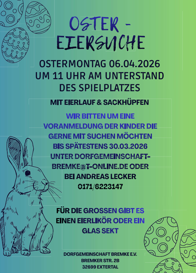 Müllsammeln und Ostern